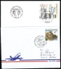 Slovakia Two Covers With Commemorative Postmarks.  (E04013) - Cartas & Documentos