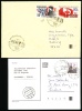 Slovakia Postal Card + Czechoslovakia Cover With Commemorative Postmarks.  (E04019) - Covers & Documents