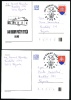 1997 Slovakia Postal Cards  - Two Pieces With Commemorative Postmarks.  (E04020) - Covers & Documents