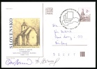 1995 Slovakia Postal Card. Commemorative. Engraver Signature And Painter Signature.  (E04018) - Brieven En Documenten