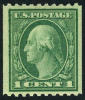US #448 XF Mint Hinged 1c Washington Coil From 1915 - Rollenmarken