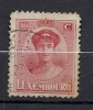 127  (OBL)   Y  &  T   (duchesse Charlotte)   "Luxembourg" - 1921-27 Charlotte Voorzijde