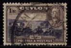 Ceylon / Sri Lanka Used 1935, Rs 1/- KGV , - Ceylon (...-1947)