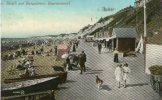 COLOURED POSTCARD BEACH AND BUNGALOWS - BOURNEMOUTH - HAMPSHIRE - Bournemouth (tot 1972)