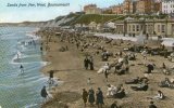 SANDS FROM PIER - WEST - BOURNEMOUTH - - Bournemouth (bis 1972)