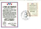 FRANCE CARTE CACHET 40° ANN DE L´APPEL DU 18 JUIN SURESNES 18/6/1980 - De Gaulle (General)