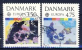 ##D251. Denmark 1991. Michel 1000-01. EUROPE/CEPT. Cancelled(o) - 1991