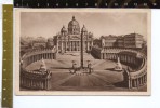 E900 Roma - Piazza E Basilica Di San Pietro - Old Mini Card / Viaggiata 1935 - San Pietro