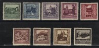 AUTRICHE N° 304 à 312 * (charniéres Propres) - Unused Stamps