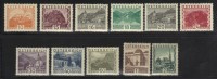 AUTRICHE N° 378 à 389 * Sauf 386 (charniéres Propres) - Unused Stamps