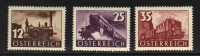 AUTRICHE N° 503 à 505 *  (charniéres Propres) - Unused Stamps