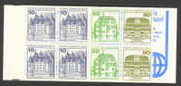 Germany Berlin Markenheftchen MH-Minr. 13 Burgen & Schlösser Castles 3 DM Stamp Booklet MNH** €14,- - Carnets