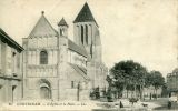 N°16344 -cpa Ouistreham -l'église Et La Place- - Ouistreham