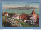 St.  AUBIN .  -  Vue  Générale  Et  Les  Alpes  -  1920 - Saint-Aubin/Sauges