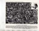 MENILMONTANT 1953  VUE AERIENNE DU QUARTIER PHOTO FORMAT 25X20CM - Arrondissement: 20