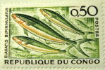 Congo Republic 1961 Fish Elagatis Bipinnulatus 0.50f - Mint Hinged - Sonstige & Ohne Zuordnung