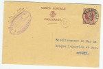 FLAWINNE  27.IV.1925 /Bruges  15ct HOUYOUX - Tarjetas 1909-1934