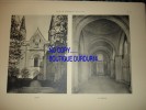 L´ARCHITECTURE - 1931 - FONTEVRAULT ( Maine Et Loire ) L´Église - L'Entrée - Vue Intérieure (2) - Architektur