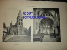 L´ARCHITECTURE - 1931 - MORIENVAL ( Oise ) L´Église - Façade Principale - Vue Intérieure - Architecture