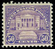 US #570 XF Mint Hinged 50c Arlington Amphitheater Of 1922 - Nuovi