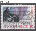 BELGIUM, 1985,  Europa-CEPT, Cesar Franck At Organ, 1887; Music Year; Cancelled (o), Sc. 1199. - 1985
