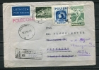 Poland To Swiss 1948 Intl Lot  Registered Cover Sosnowiec To Basel - Lettres & Documents