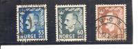 Noruega-Norway Nº Yvert 330A-B-331 (usado) (o). - Gebruikt