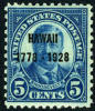 US #648 Mint Hinged 5c Hawaii Sesquicentennial From 1928 - Ongebruikt