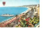 CP, 06, Nice, Panoramique De La Promenade Des Anglais, 1976, Voyagée - Viste Panoramiche, Panorama