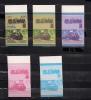 GRANADINES OF ST. VINCENT TRAINS LOCOMOTIVES PROOF SET MNH $1.50 - St.-Vincent En De Grenadines