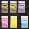 GRANADINES OF ST. VINCENT TRAINS LOCOMOTIVES PROOF SET MNH 60c - St.Vincent Und Die Grenadinen