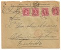 Lettre - SUEDE - STOCKHOLM - RECOMMANDEE Càd S/TP10 Ore Rougex4 - 1891 - Briefe U. Dokumente