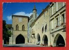 * MONFLANQUIN-La Place De La Mairie(Automobile:Coccinelle)-1987(Jeu TOURNEZ MANEGE Au Dos) - Monflanquin