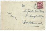 Griffe ST.AMANDS (ANTW + Cad Bruxelles 1948 Op Zichtkaart St.Amands (lichte Verticale Plooi In Het Midden Van De Kaart) - Linear Postmarks