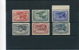 1943-Greece- "Winds (part II)" Airpost Issue- Complete Set MNH - Neufs