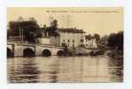 AIXE SUR VIENNE 87 HAUTE VIENNE VUE DES DEUX PONTS ET DU CHATEAU DE JEANNE D´ALBRET - Aixe Sur Vienne