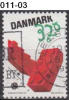 DENMARK, 1989,  Europa-CEPT, Children’s Toys, Lego Blocks; Cancelled (o), Sc. 871. - 1989