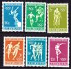 1968 Sommerspiele Mexiko-Stadt  Satz Falzlos Michel 765 / 770 - Unused Stamps