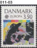 DENMARK, 1991,  Europa-CEPT, Cancelled (o), Sc. 936. - 1991