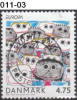 DENMARK, 2006,  Europa-CEPT, Winning Designs In Children’s Stamp Design; Cancelled (o), Sc. 1361. - 2006