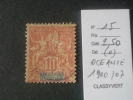 OCEANIE   ( O )   De  1900 / 1907   "   N°  15   Colonie  Française  "       1  Val . - Used Stamps