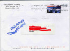 Lettre Avec Timbre Et Oblitération Albany Du 30 12 2011 Joli Cachet Par Avion Air Mail - Oblitérés