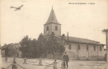 51 GIVRY EN ARGONNE L'EGLISE AVEC AVION AU DESSUS - Givry En Argonne