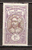 Timbre Océanie 1913 Y&T N° 21 *. Tahitienne. 1c. Violet Et Brun. Cote 0.20 € - Andere & Zonder Classificatie