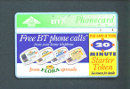 UK  -  Optical Phonecard As Scan - BT Emissioni Generali