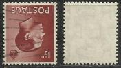 Gran Bretagna - 1 1/2 D. Used - N. Stanley Gibbons 459wi - N. Unificato 207r  Con Filigrana Rovesciata - Gebraucht