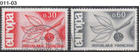 FRANCE, 1965, Europa;  Europa-CEPT, Cancelled (o), Sc. 1131/2. - 1965