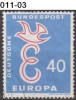 GERMANY, 1958,  Europa-CEPT, Cancelled (o), Sc. 791. - 1958