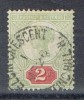 Sello 2 P Verde Gran Bretaña 1887, Fechador CRESCENT, Yvert Num 94 º - Usados