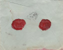 Lettre  Chargé, 1924, 2 Cachets Cire, Merson + Semeuse, Nantes Pour Roche/Yon /d128. - Briefe U. Dokumente
